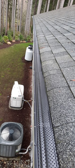 After, clean up & Gutter guard installation Ace Handyman Services in Bainbridge Island, WA
