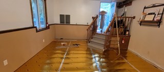 Before flooring install by Ace Handyman Services in Port Orchard, WA.