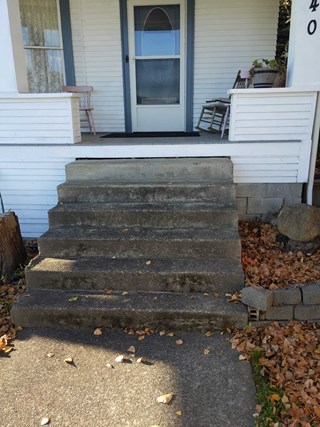 Before Handrail Instalation by Ace Handyman Services in Bremerton, WA.