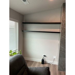 How do I install shelving in my living room? Custom shelving installation in Richland, wA