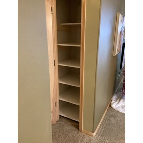 how do i get custom shelves for my closet? Interior Carpentry provided by Ace Handyman Services in Pasco, WA