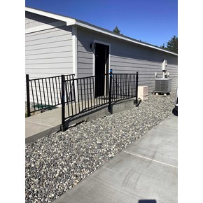 How do I add safety rails to a concrete porch? Who is a good contractor to call for front porch rails installation?
