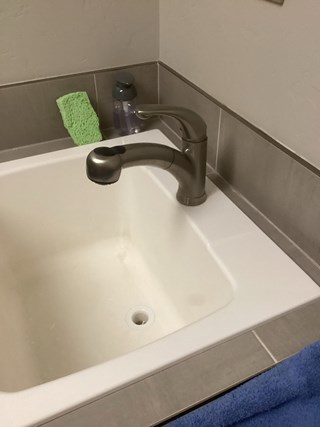Repaired leaky sink fixture in Kennewick, WA, restored to full functionality by the skilled team at Ace Handyman Services.