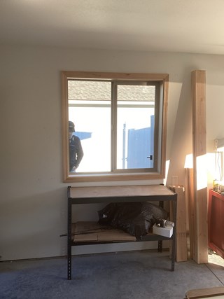 Garage transformation in Richland, WA, with a new vinyl window installed by Ace Handyman Services, creating a brighter, more functional space.