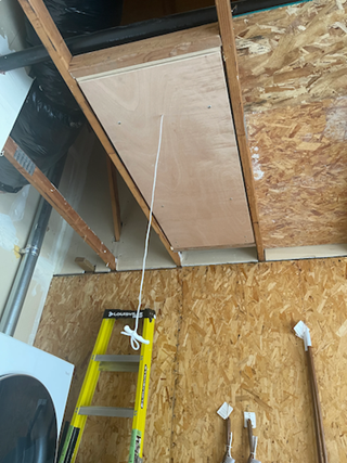 after: garage storage stair installation in vancouver washington