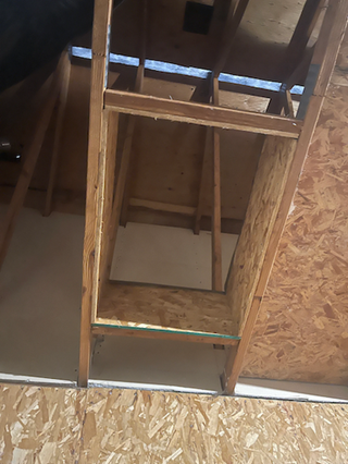 before: garage storage stair installation in vancouver washington