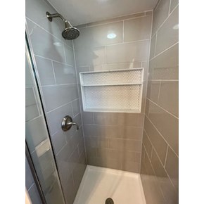 Onyx Shower Install - Ace Handyman Services Port