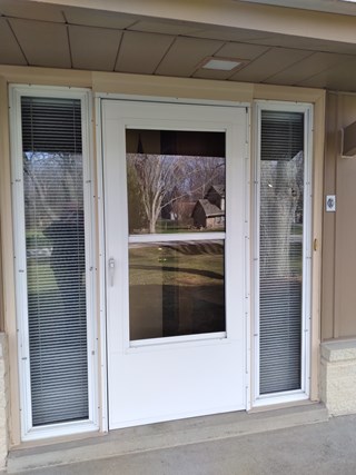 Entry door replacement in Pewaukee WI - Before