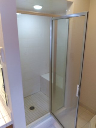 Bathroom shower remodel in Dousman WI - Before