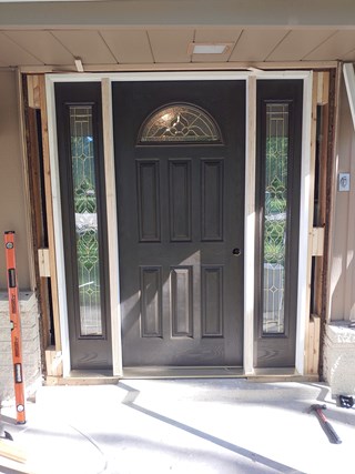 Entry door replacement in Pewaukee WI - After