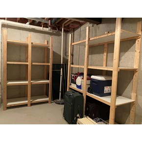 Ace Handyman Services Waukesha Lake Country Storage Shelves Install in Jackson Wisconsin
