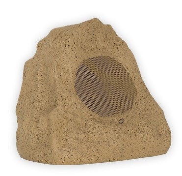 outdoor speaker in rock (looks like a rock)
