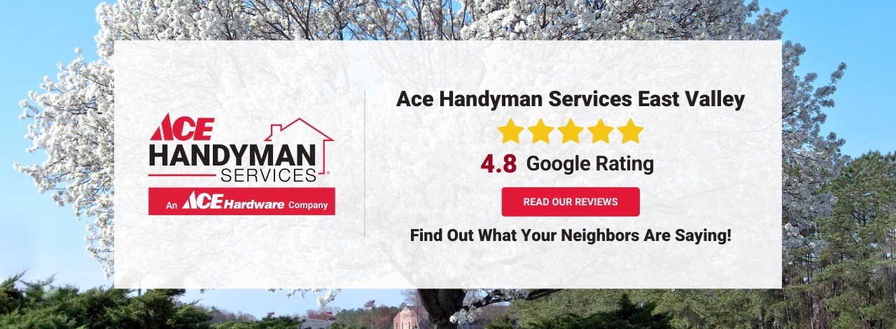 Ace Handyman Services East Valley Google rating banner