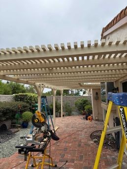 Patio cover pergola remodel