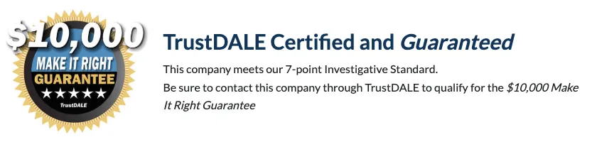 TrustDALE Certified