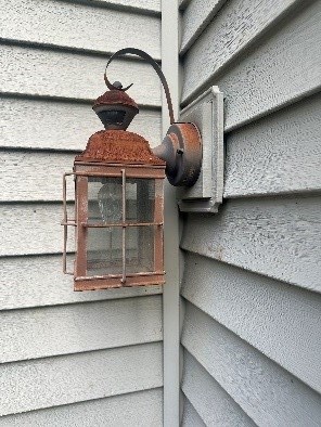 Old Incandescent Light Bulb & Fixture Old Incandescent Light Bulb & Fixture