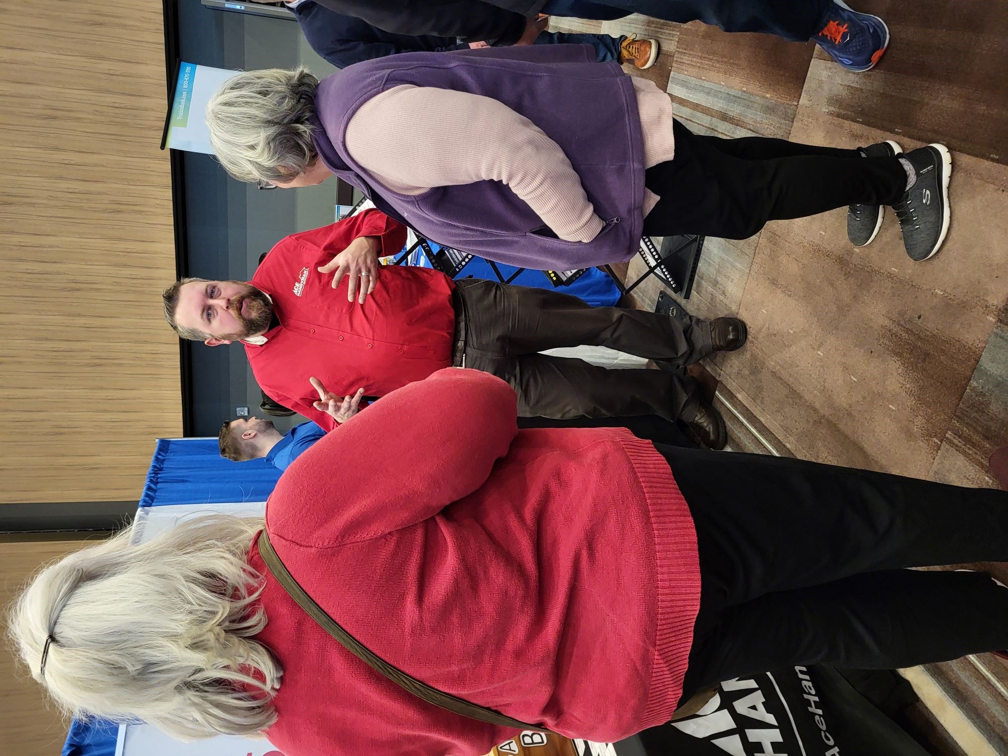 https://acehandyman-dss.ingeniuxondemand.com/Images/Offices/New York/Capital District Saratoga Region/Gallery Images/20240203_110734.jpg Craftsman Pete talking to a group at the Capital Region Home Show