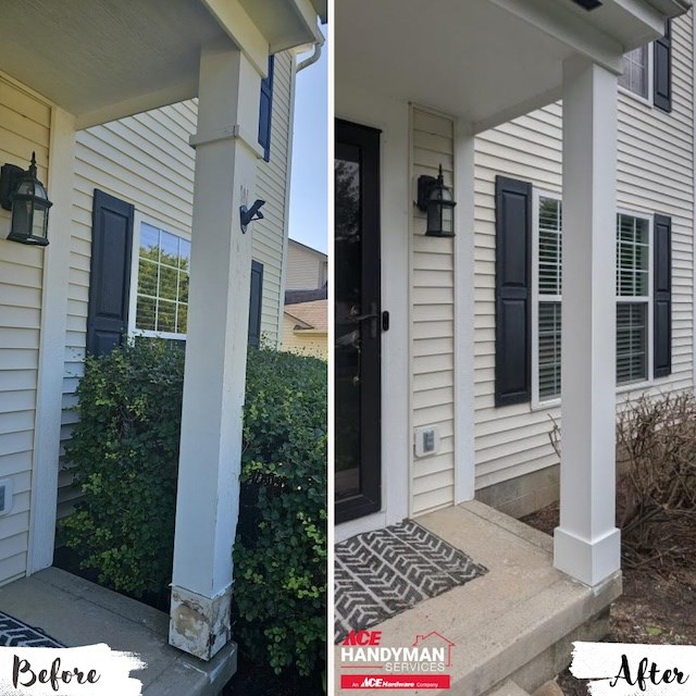 https://acehandyman-dss.ingeniuxondemand.com/Images/Offices/Ohio/Southeast Columbus/for website.jpg Before and After Ace Handyman Services replaced front porch post