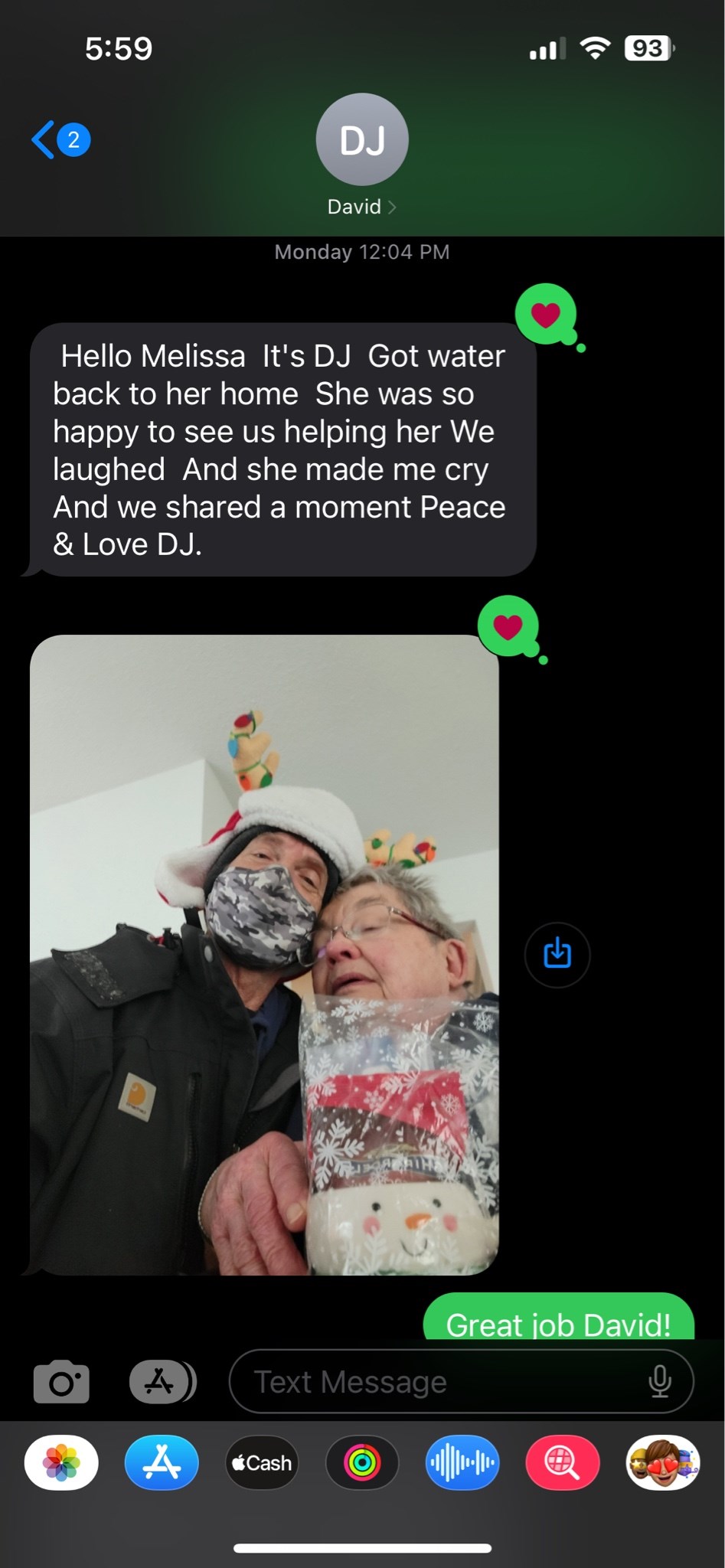 David Jones, Ace Handyman Services Portland Handyman, with a satisfied handyman customer in Portland