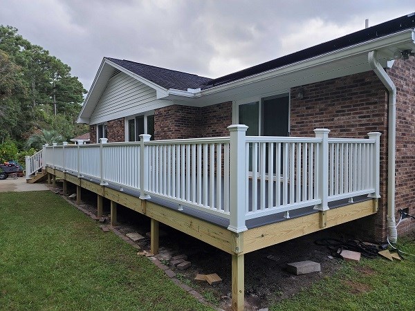 Deck replacement before, North Myrtle Beach