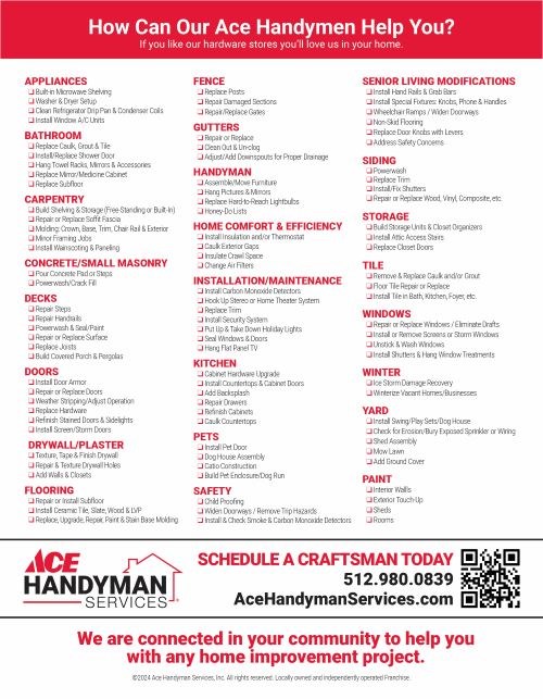 https://acehandyman-dss.ingeniuxondemand.com/Images/Offices/Texas/West Austin/7300734552 West Austin 1162.jpg Ace Handyman Services SW Ausin 1,162 Home Project List